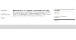 Desktop Screenshot of foremostfire.com